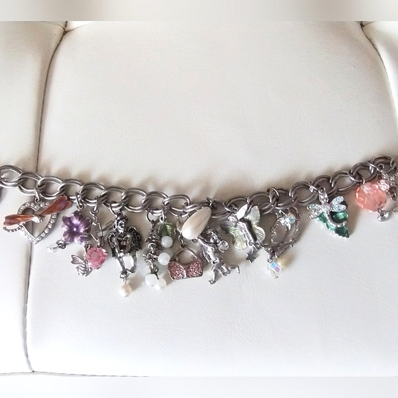 Kirks Folly Angels Ethereal Heavenly Charm Bracelet - Picture 11 of 15